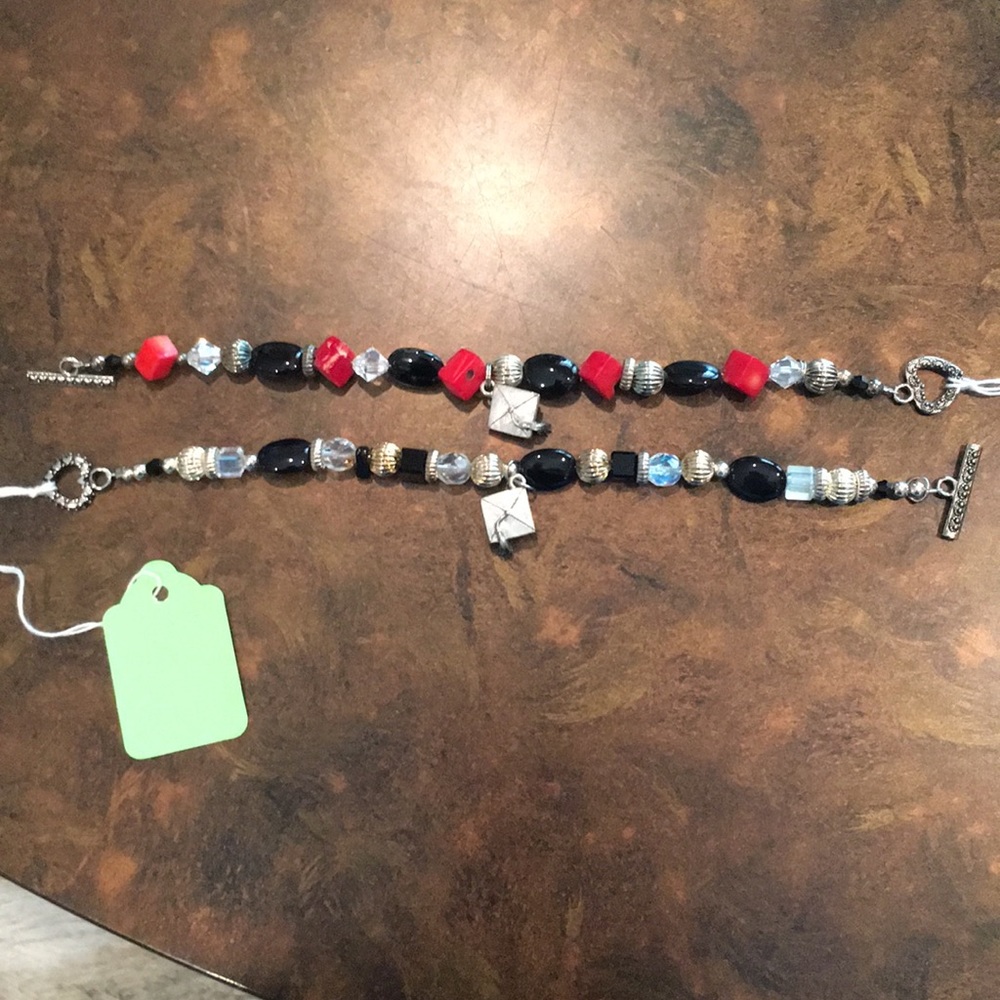 Graduation bracelets.